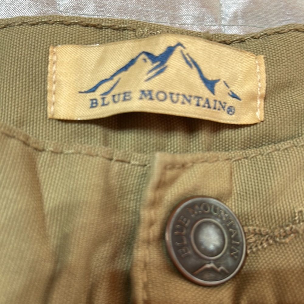 Blue Mountain Men's Relaxed Fit Khaki Tan Canvas Utility Pants Size 36 x… - Picture 5 of 6